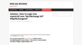 
                            2. Solution : How To Login Into mymlc247.com 