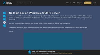 
                            12. [SOLUTION] No login box on Windows 2008R2 Server