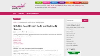 
                            7. Solution Pour Xtream Code sur Redline & Samsat – ...