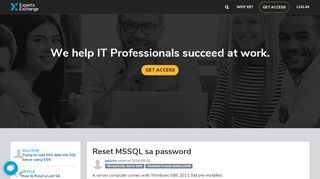 
                            12. [SOLUTION] Reset MSSQL sa password - Experts Exchange