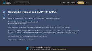 
                            11. [SOLUTION] Roundcube webmail and IMAP with GMAIL