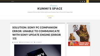
                            5. Solution: Sony PC Companion Error: Unable to communicate with ...