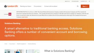 
                            7. Solutions Banking | London Life