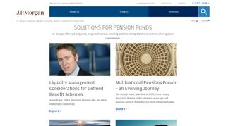 
                            2. Solutions for Pension Funds | J.P. Morgan