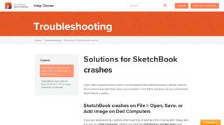 
                            6. Solutions for SketchBook crashes - Autodesk SketchBook