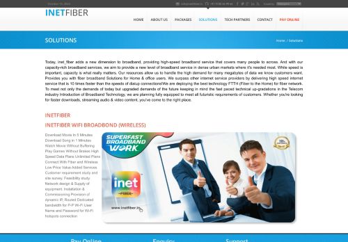 
                            2. Solutions - Inet Fiber Pvt Ltd | Best Internet Service Provider