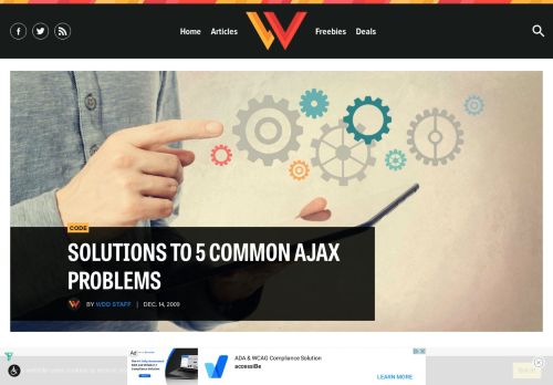 
                            9. Solutions to 5 Common Ajax Problems | Webdesigner Depot