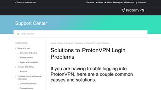 
                            7. Solutions to ProtonVPN Login Problems - ProtonVPN Support