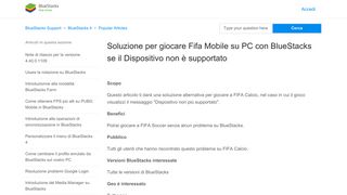 
                            9. Soluzione per giocare Fifa Mobile su PC con BlueStacks se il ...