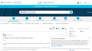 
                            1. Solved: 8841 Extension Mobility login - Cisco Community