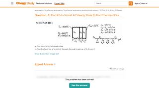 
                            10. Solved: A) Find Kb In W/mK At Steady State B) Find The Hea... | Chegg ...