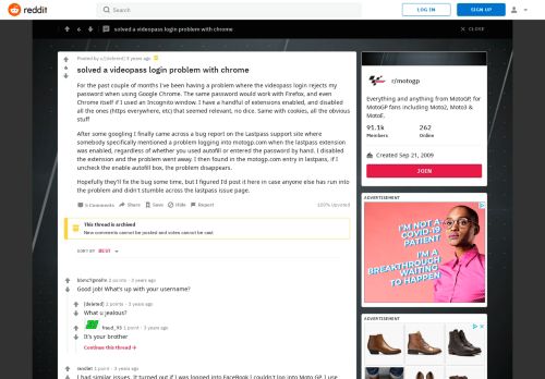 
                            8. solved a videopass login problem with chrome : motogp - Reddit