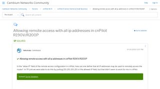 
                            11. Solved: Allowing remote access with all ip addresses in cnPilot ...
