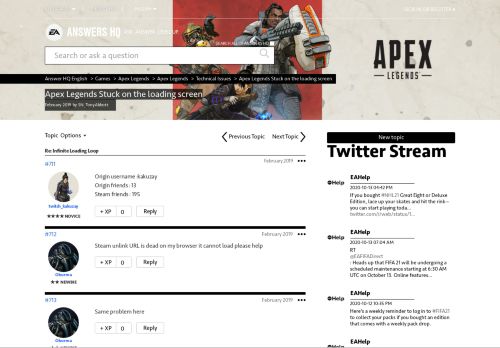 
                            4. Solved: Apex Legends Stuck on the loading screen - Page 72 ...