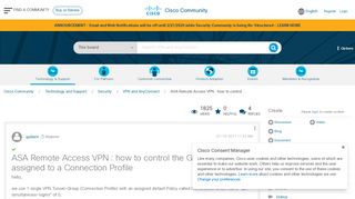 
                            13. Solved: ASA Remote Access VPN : how to control ... - Cisco Community