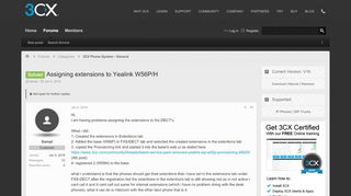 
                            8. Solved - Assigning extensions to Yealink W56P/H | 3CX - Software ...