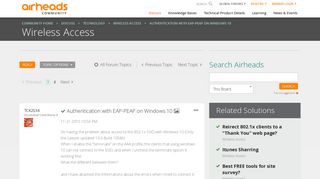 
                            11. Solved: Authentication with EAP-PEAP on Windows 10 - Airheads ...