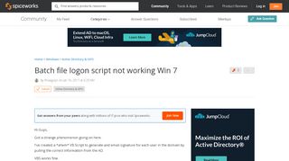 
                            10. [SOLVED] Batch file logon script not working Win 7 - Active ...
