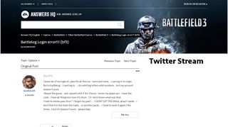 
                            11. Solved: Battlelog Login error!!! (bf3) - Answer HQ