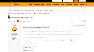 
                            3. [SOLVED] Blank page after login - Joomlapolis Forum