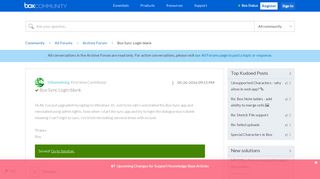 
                            4. Solved: Box Sync Login blank - Box