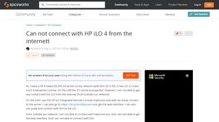 
                            12. [SOLVED] Can not connect with HP iLO 4 from the internett ...