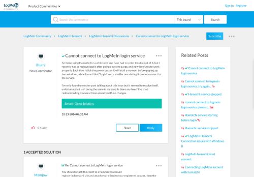 
                            3. Solved: Cannot connect to LogMeIn login service - LogMeIn Community