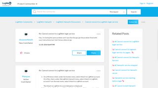 
                            1. Solved: Cannot connect to LogMeIn login service - Page 2 - LogMeIn ...