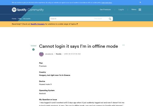 
                            4. Solved: Cannot login it says I'm in offline mode - The Spotify ...