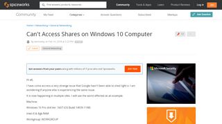 
                            4. [SOLVED] Can't Access Shares on Windows 10 Computer - Networking ...