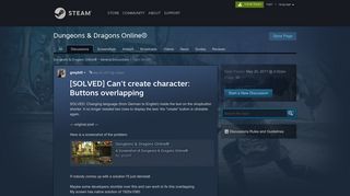 
                            3. [SOLVED] Can't create character: Buttons overlapping :: Dungeons ...