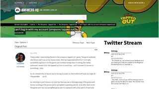 
                            3. Solved: can't log in with my account (simpsons tapped out) - Answer HQ
