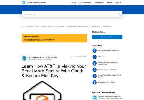 
                            11. Solved: Can't Log Into Email? – Learn How AT&T Is Making Y... - AT ...