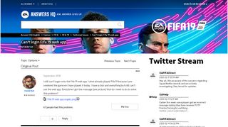 
                            10. Solved: Can't login Fifa 19 web app - Answer HQ - EA Answers HQ