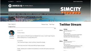 
                            4. Solved: CAN'T login SimCity Buildit and DATA MISSING!!! - Answer ...