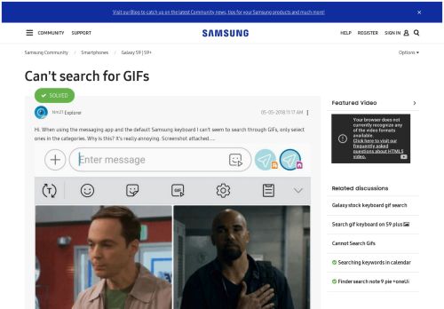 
                            5. Solved: Can't search for GIFs - Samsung Community