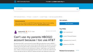 
                            13. Solved: Can't use my parents HBOGO account because I too u... - AT ...