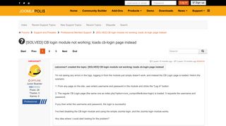 
                            4. [SOLVED] CB login module not working; loads cb-login page instead ...