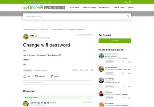 
                            6. Solved: Change wifi password - StarHub Community - 131197