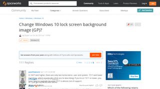 
                            8. [SOLVED] Change Windows 10 lock screen background image (GP ...