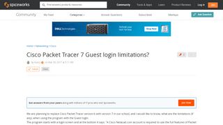 
                            4. [SOLVED] Cisco Packet Tracer 7 Guest login limitations ...