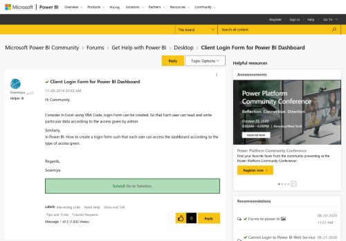 
                            11. Solved: Client Login Form for Power BI Dashboard - Microsoft Power ...