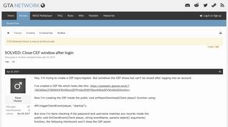 
                            2. SOLVED: Close CEF window after login | GTA Network Forum