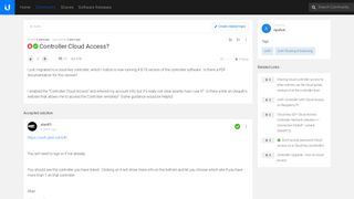 
                            4. Solved: Controller Cloud Access? - Ubiquiti Networks Community