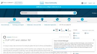 
                            13. Solved: CUP UPC and Jabber IM - Cisco Community