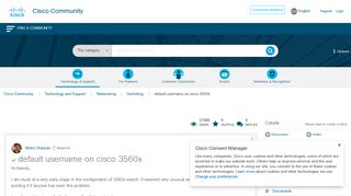 
                            5. Solved: default username on cisco 3560x - Cisco Community