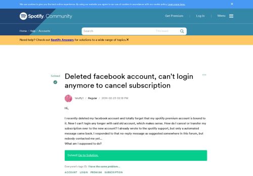 
                            12. Solved: Deleted facebook account, can't login anymore to c ...