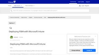 
                            5. Solved: Deploying PSB4 with Microsoft Intune - F-Secure Community