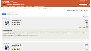 
                            5. [SOLVED] Disable gui login - Ubuntu Forums