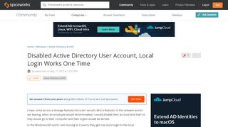 
                            2. [SOLVED] Disabled Active Directory User Account, Local Login Works ...
